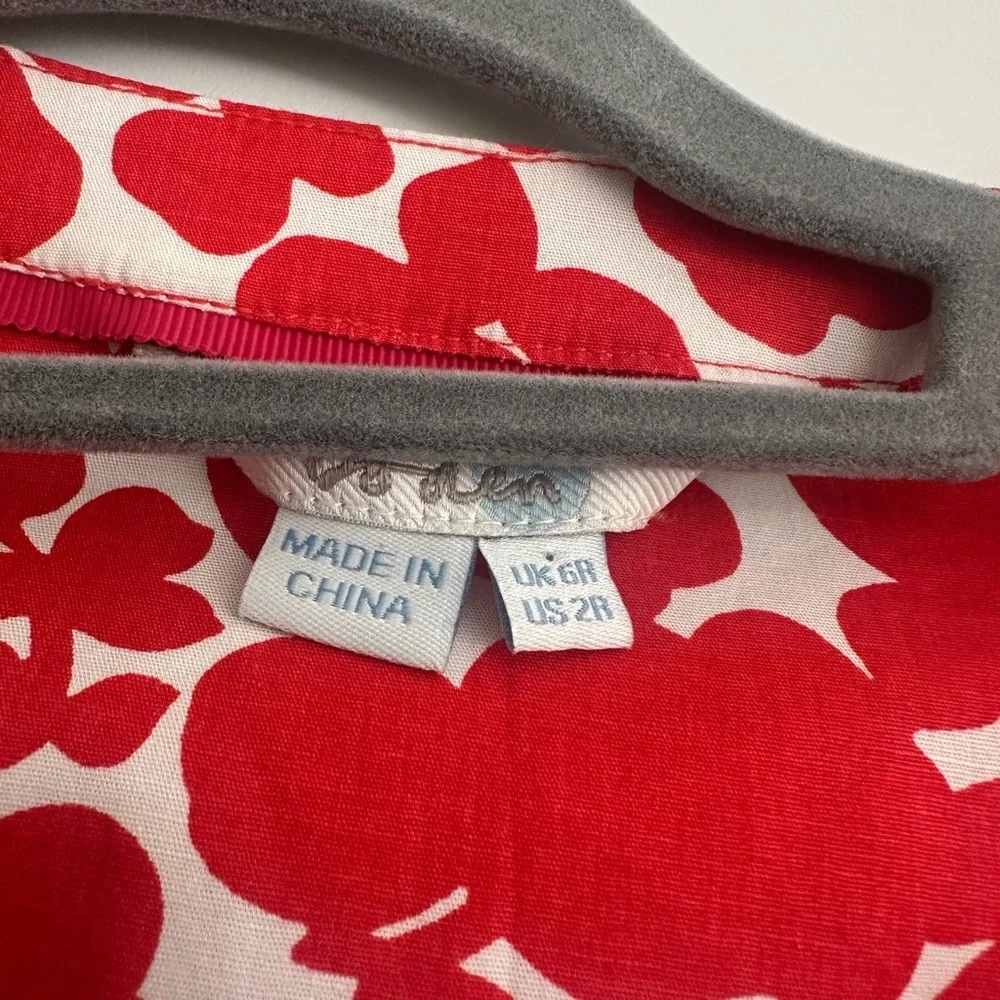 Boden - Red and white dress - Picture 4 of 6